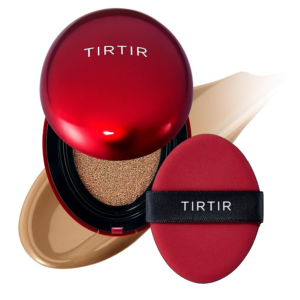 TIRTIR All Skin Mask Fit Red Cushion Foundation, Full Coverage, Skin Fit, Satin Glow Finish, Korean Cushion Foundation #28N Oat, 4.5G